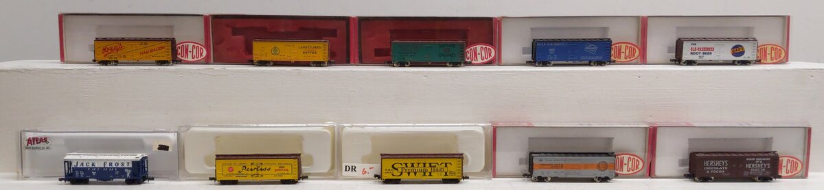 Con-Cor and Other N Scale Assorted Freight Cars [10] EX