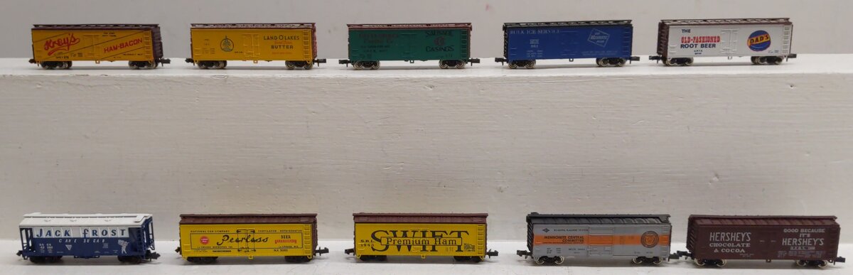 Con-Cor and Other N Scale Assorted Freight Cars [10] EX
