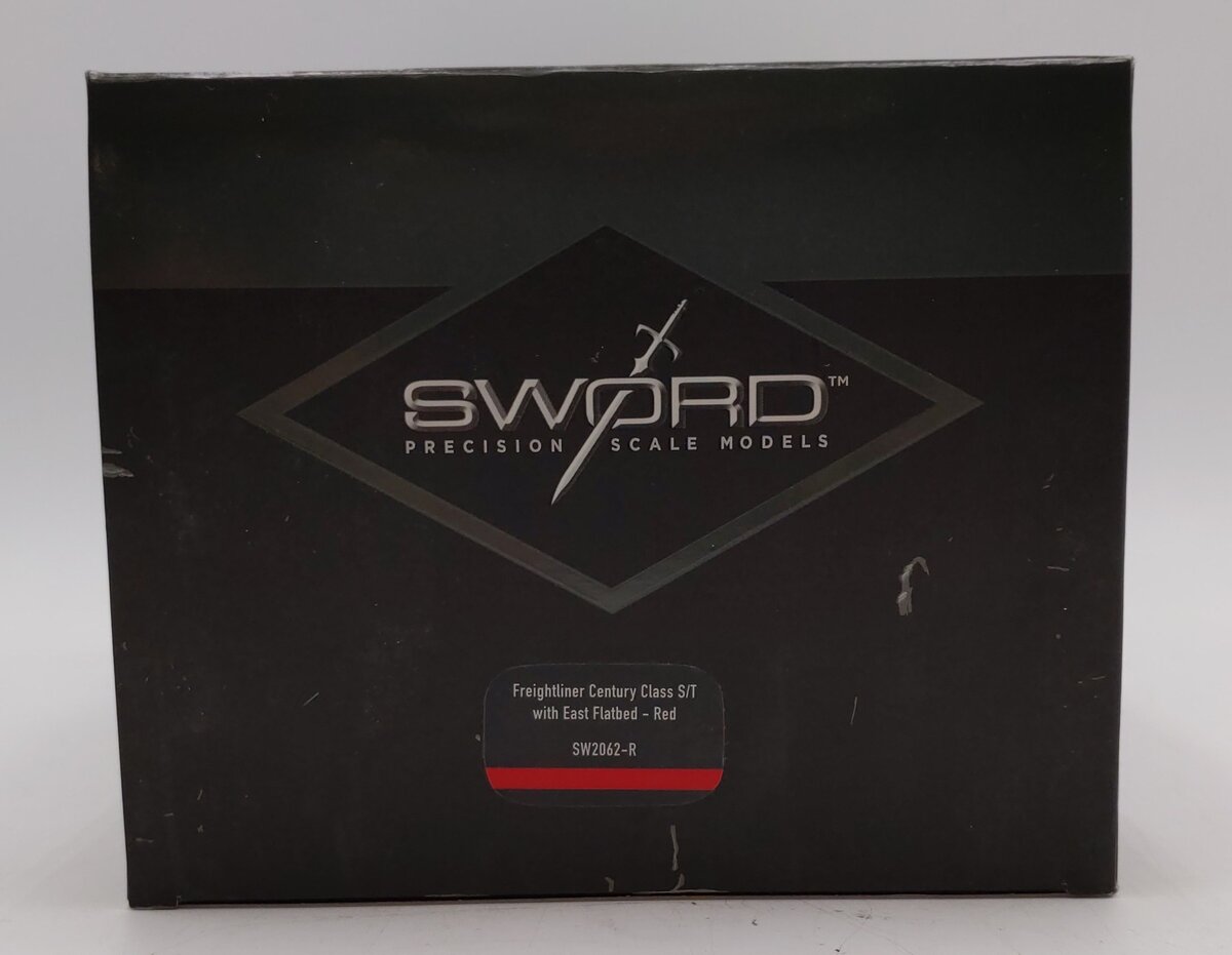 Sword Models 1:50 SW2062-R Gray Freightliner Century Class S/T W/ East Flatbed LN/Box