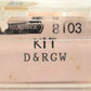 Roundhouse 8103 N Denver & Rio Grande Western Thrall Coal Gondola #56751 LN/Box