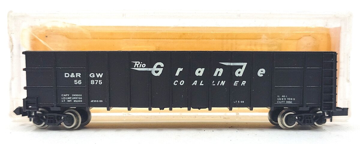Roundhouse 8103 N Denver & Rio Grande Western Thrall Coal Gondola #56875 LN/Box