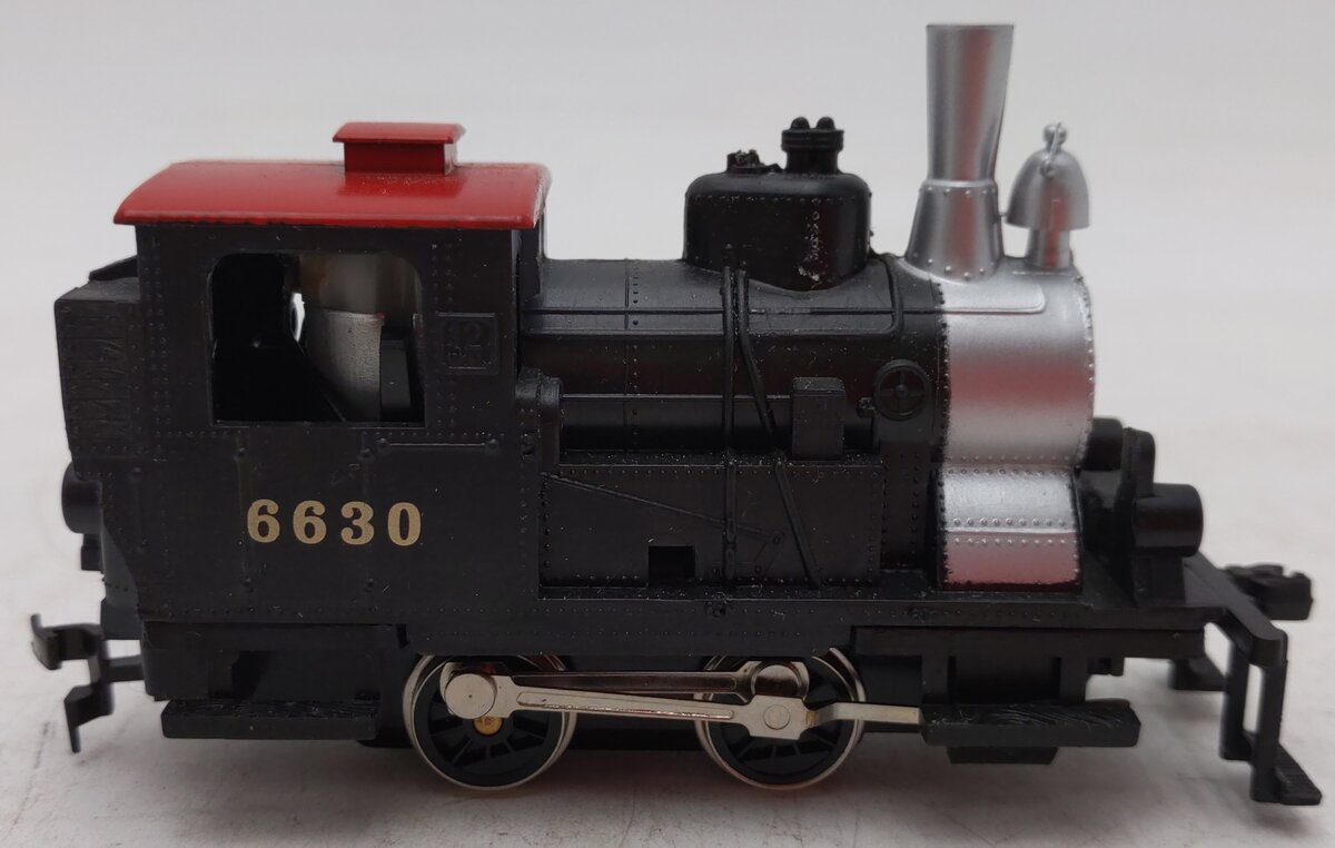 Model Power 6630 HO Scale Old Time 0-4-0 Steam Locomotive #6630 EX/Box