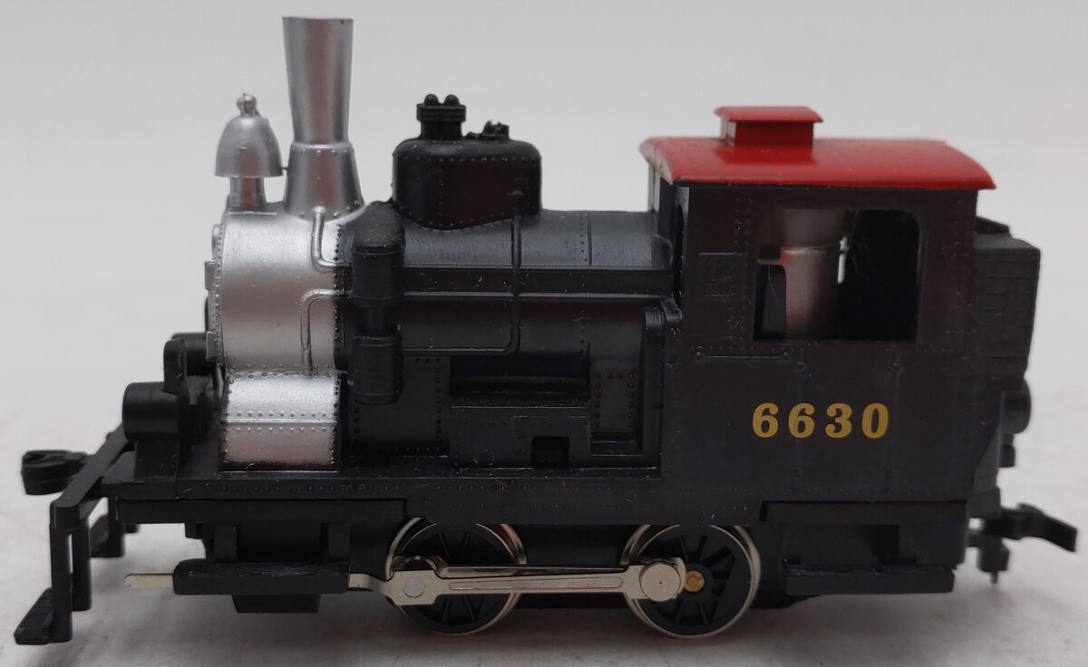 Model Power 6630 HO Scale Old Time 0-4-0 Steam Locomotive #6630 EX/Box
