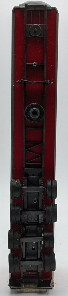Tonkin 1:50 Diecast 4 Axle Reefer Trailer Red VG