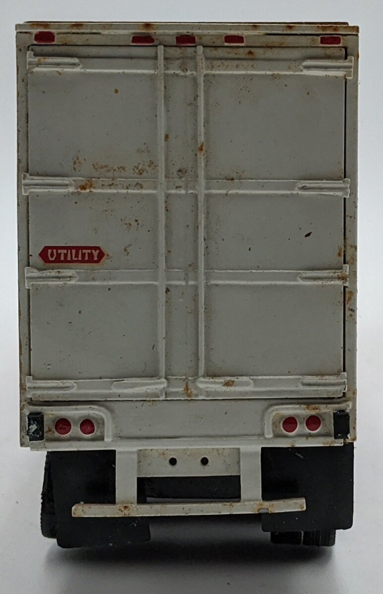Tonkin 1:50 Diecast 4 Axle Reefer Trailer Red VG