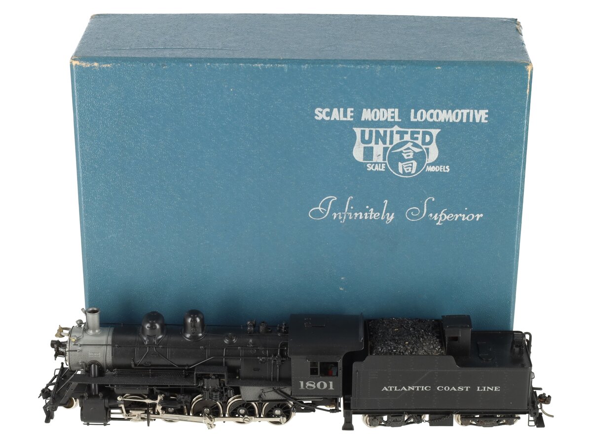 United Scale Models HO BRASS Frisco 2-10-0 Russian Steam Engine #1801- Custom/Box