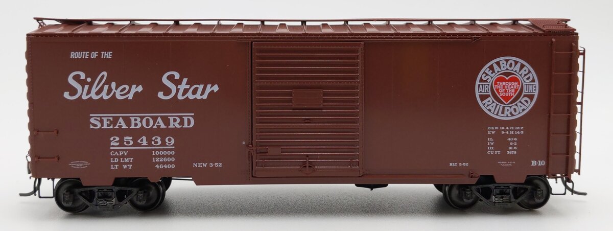Kadee 5115 HO Scale Seaboard Air Line 40' PS-1 Boxcar #25439 EX/Box