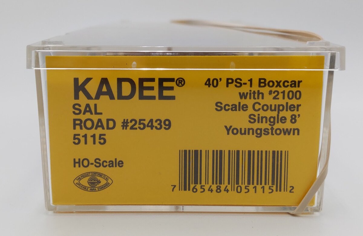 Kadee 5115 HO Scale Seaboard Air Line 40' PS-1 Boxcar #25439 EX/Box