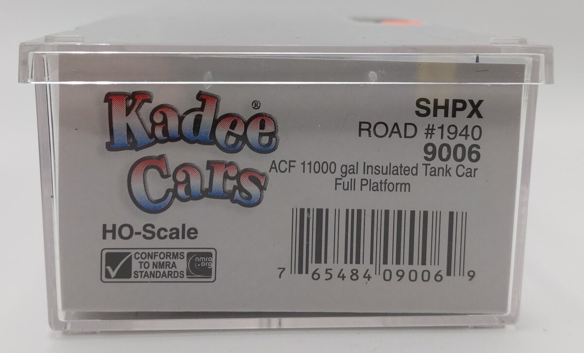 Kadee 9006 HO SHPX ACF 11K Gallon Tank Car #1940 EX/Box