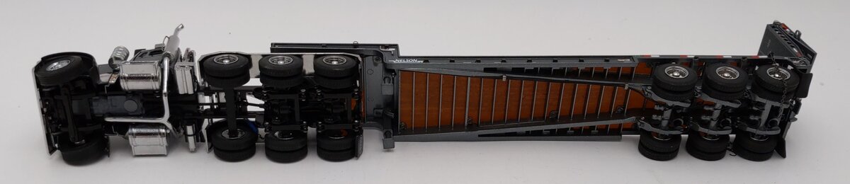 Sword Models SW2027-A Grey 379 Peterbilt Tractor with Nelson Ramp Trailer LN/Box