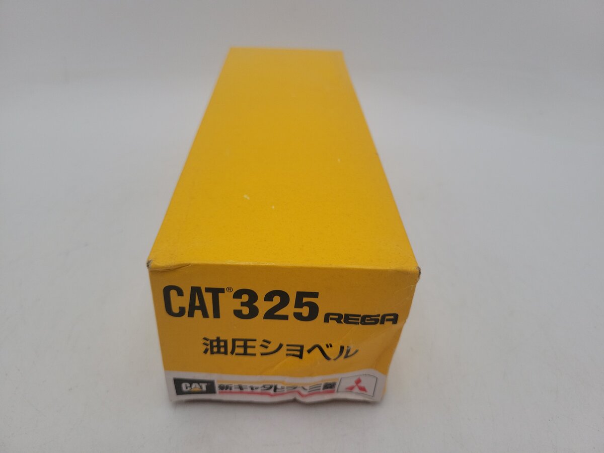 Caterpillar 325 1:50 Scale REGA CAT Mitsubishi Hydraulic Excavator Diecast EX/Box