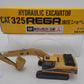 Caterpillar 325 1:50 Scale REGA CAT Mitsubishi Hydraulic Excavator Diecast EX/Box