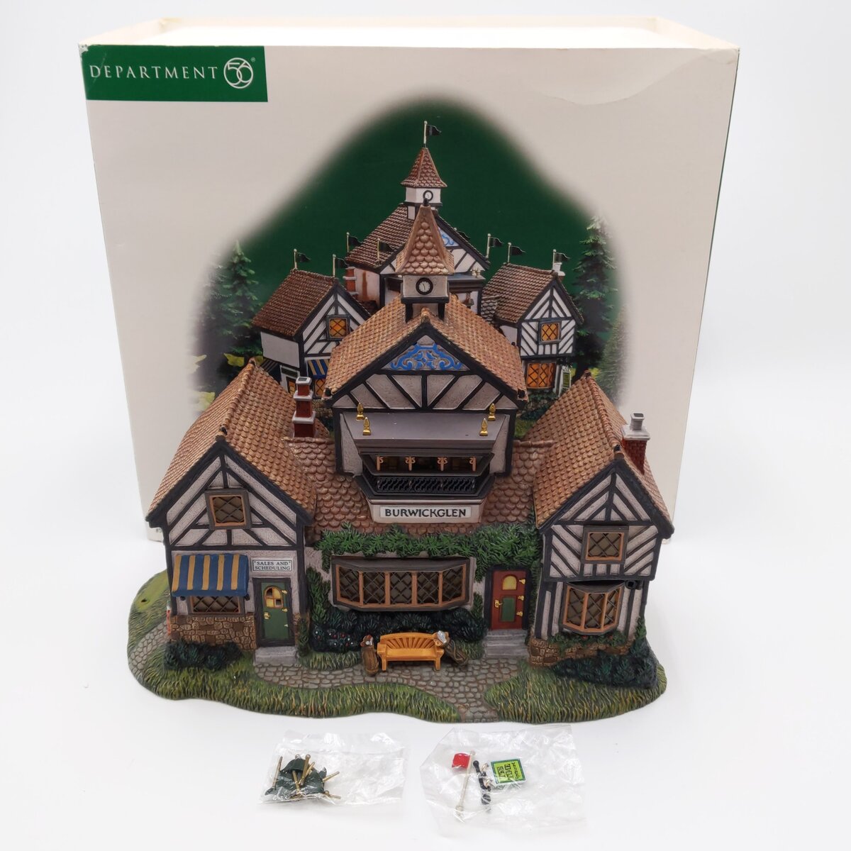 Dept 56 56.58477 Burwickglen Golf Clubhouse LN/Box