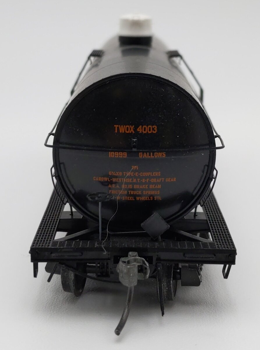 Kadee 9005 HO Scale TWOX ACF 11,000-Gallon Tank Car #4003 EX/Box