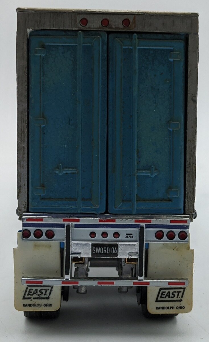 Tonkin 1:50 Diecast 2 Axle Reefer Trailer Blue