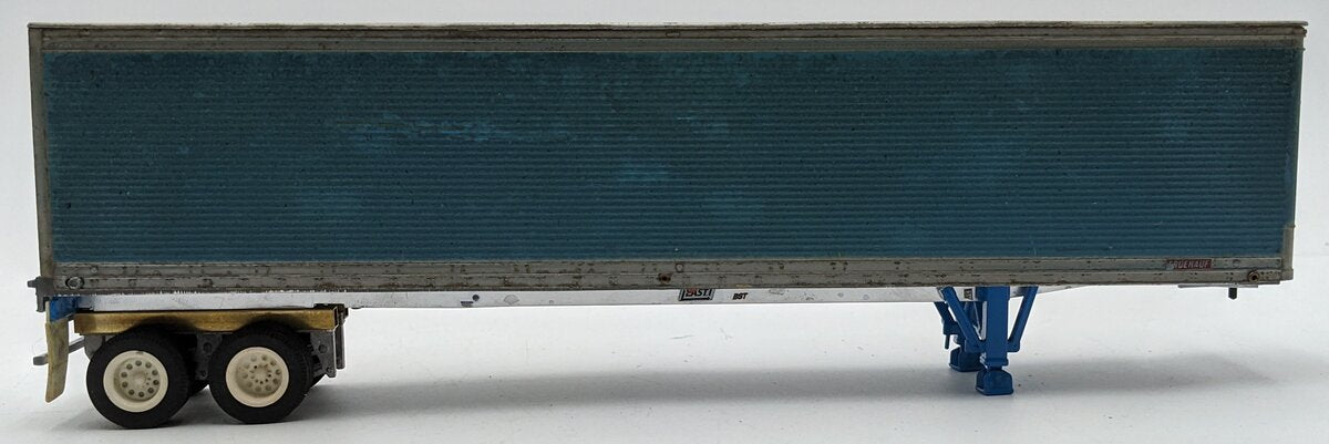 Tonkin 1:50 Diecast 2 Axle Reefer Trailer Blue