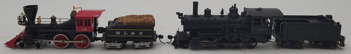 Tyco & Other HO Assorted ML&S Steam Locomotives #560,12 [2] VG