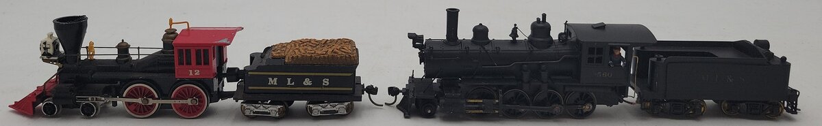 Tyco & Other HO Assorted ML&S Steam Locomotives #560,12 [2] VG