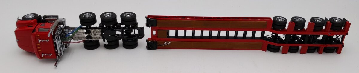 Sword Models 1:50 Scale Mack Granite with Rogers 4-Axle Flip Lowboy LN
