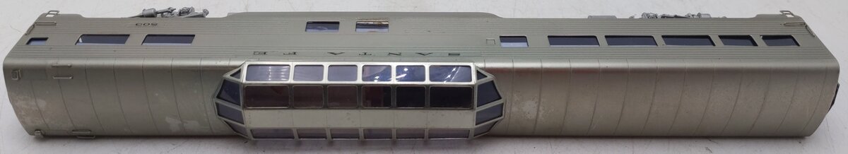 Lambert BRASS HO Nickel Plate Santa Fe Super Chief Dome Car #503 VG/Box