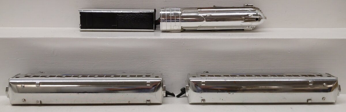 American Flyer 5306T S Vintage Silver Bullet Passenger Set VG/Box