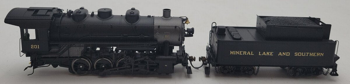 Proto 2000 HO Scale Custom Mineral Lake & Southern Steam Locomotive #201 EX