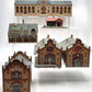 Vollmer, Faller, Kibri & Other HO Scale Assorted Buildings: 43560, 20745 [6] EX