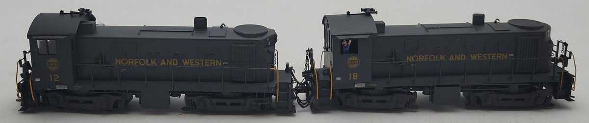 KMT HO BRASS Norfolk and Western Diesel Locomotives #12,18 [2] EX