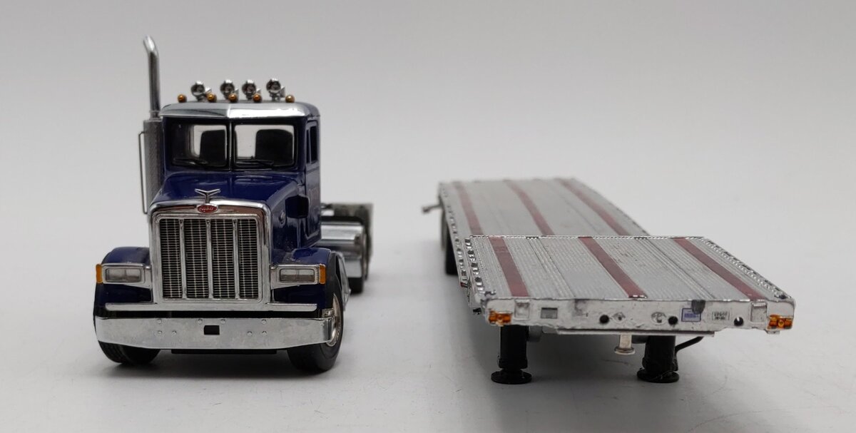 First Gear 1:64 Scale Owens Corning Tractor w/ Flatbed Trailer EX