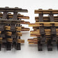 LGB 10150 G Scale 6" Brass 1/2 Straight Track Sections (10) VG/Box