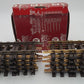 LGB 10150 G Scale 6" Brass 1/2 Straight Track Sections (10) VG/Box