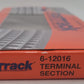 Lionel 6-12016 O 10" Terminal FasTrack Section Single Piece LN/Box
