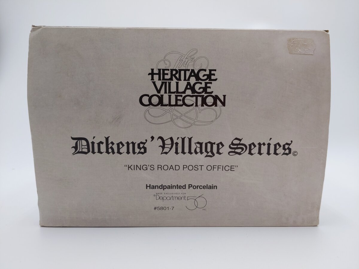 Dept 56 5801-7 Dickens Village Series: King's Road Post Office LN/Box
