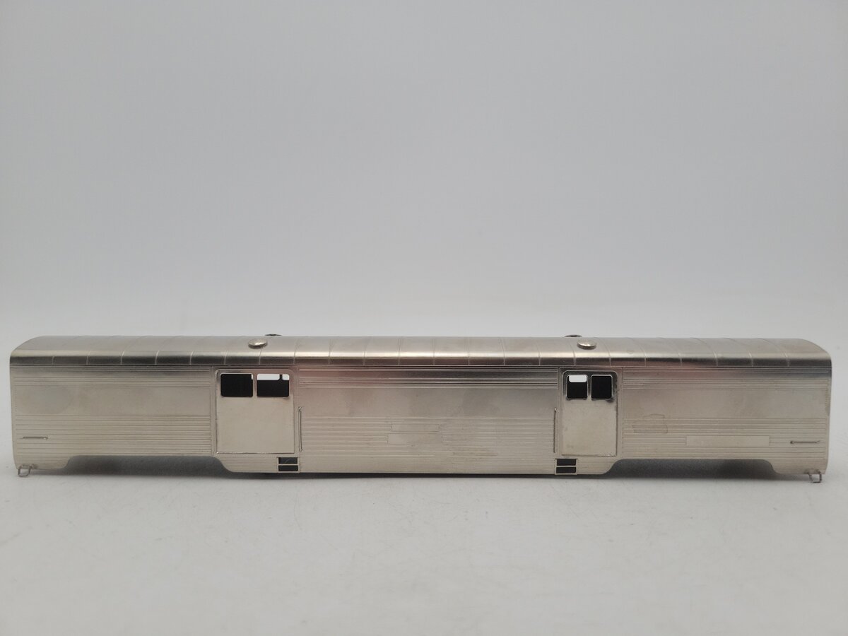 Lambert 871 HO Scale Nickel-Plated Brass Santa Fe Baggage Car VG/Box