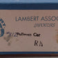 Lambert BRASS HO Scale Undecorated Coach Passenger Car VG/Box
