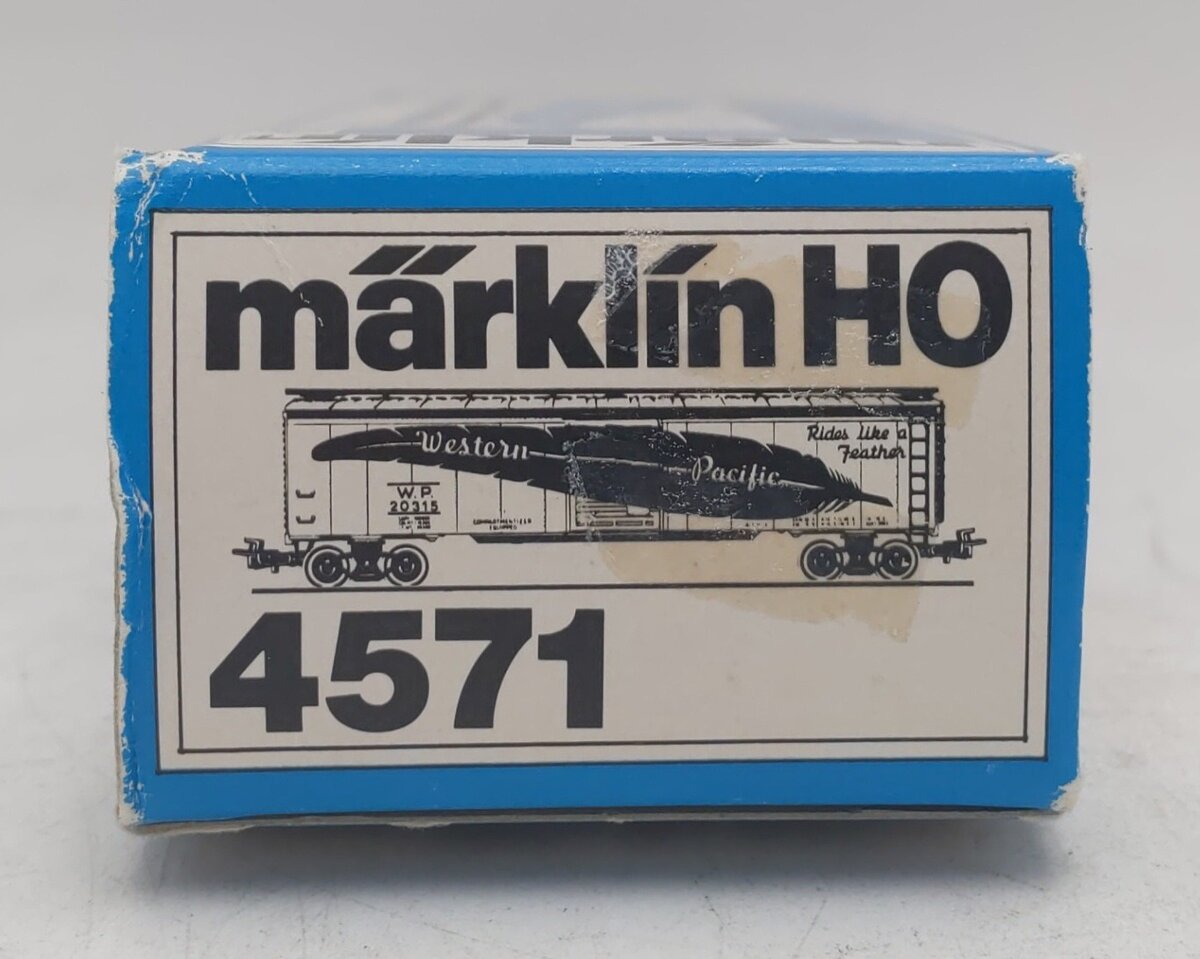 Marklin 4571 HO Scale Western Pacific Boxcar #20315 LN/Box