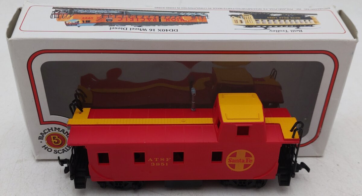Bachmann 3851 HO Santa Fe ATSF Caboose EX/Box
