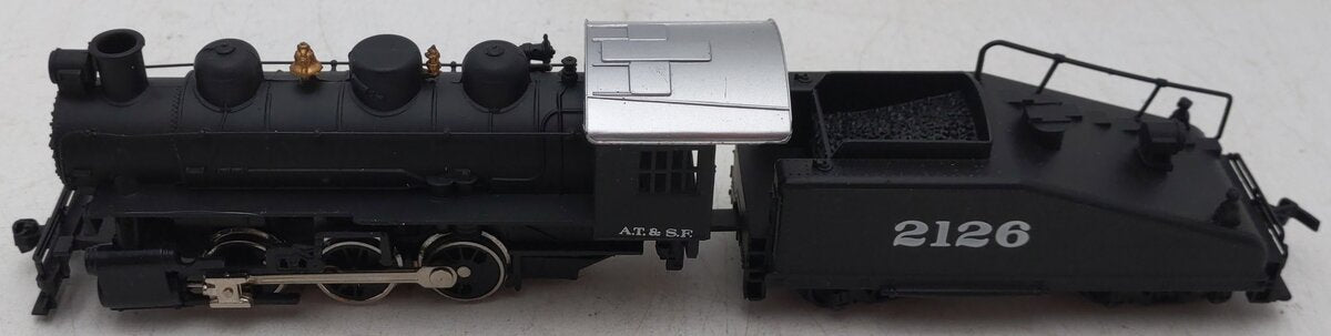 Bachmann 50502 HO Scale Santa Fe 0-6-0 Steam Engine Locomotive #2126 EX/Box