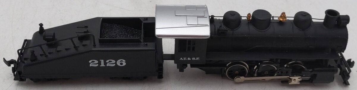 Bachmann 50502 HO Scale Santa Fe 0-6-0 Steam Engine Locomotive #2126 EX/Box