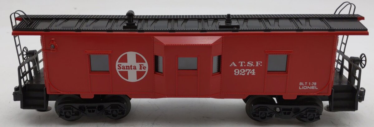 Lionel 6-9274 O Gauge Santa Fe Bay Window Caboose EX/Box