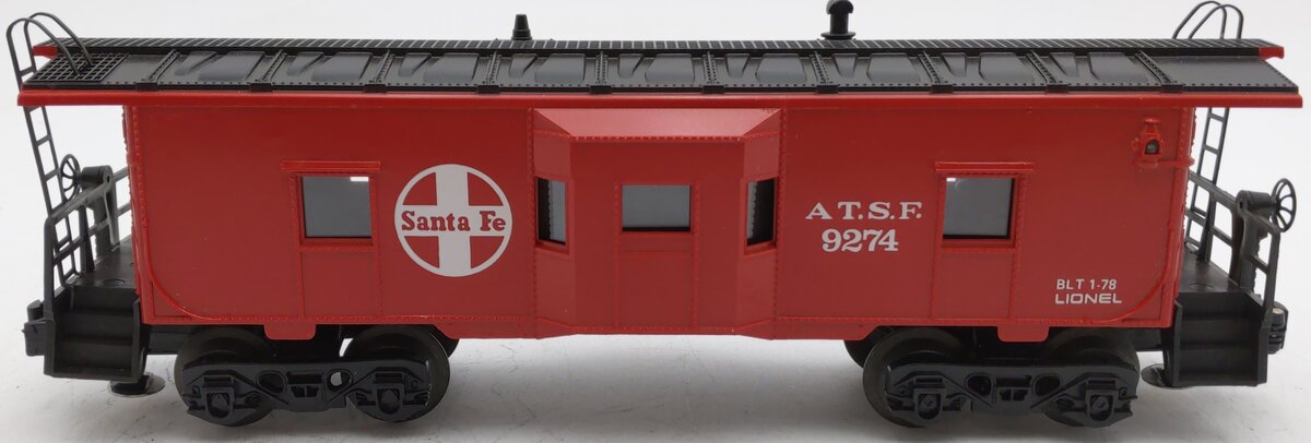Lionel 6-9274 O Gauge Santa Fe Bay Window Caboose EX/Box