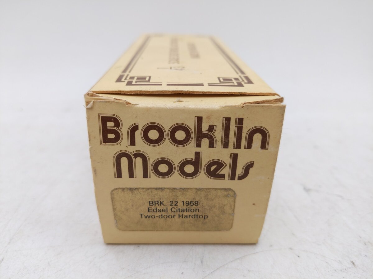 Brooklin Models 22 1:43 1958 Edsel Citation 2-Door Hardtop EX/Box