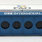 MTH 20-95061 O Scale CSX Husky Stack Car w/3 Containers #7175 EX