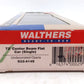 Walthers 932-4149 HO Scale Undecorated -Opera 72' Centerbeam Flat Car EX/Box
