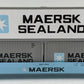 MTH 20-95062 O Scale Maersk Sealand Stack Car w/3 Containers #100029 VG