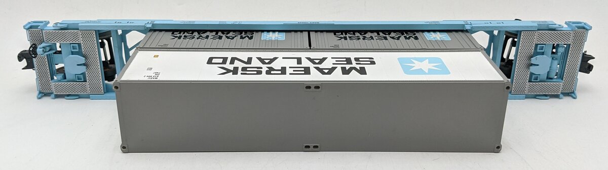 MTH 20-95062 O Scale Maersk Sealand Stack Car w/3 Containers #100029 VG