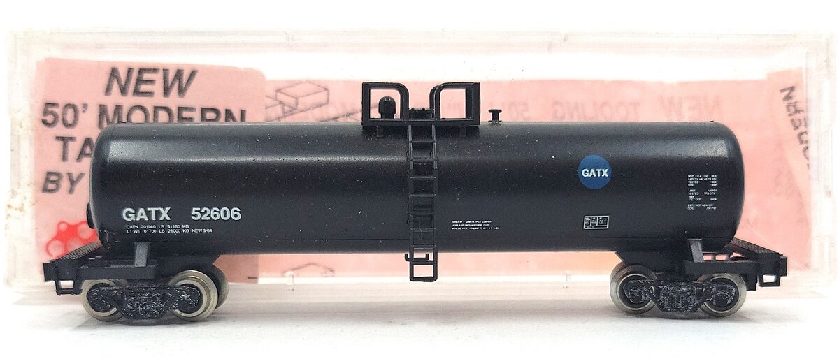 Roundhouse 8441 N Scale GATX 50' Modern Tank Car #52606 EX/Box