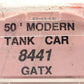 Roundhouse 8441 N Scale GATX 50' Modern Tank Car #52606 EX/Box
