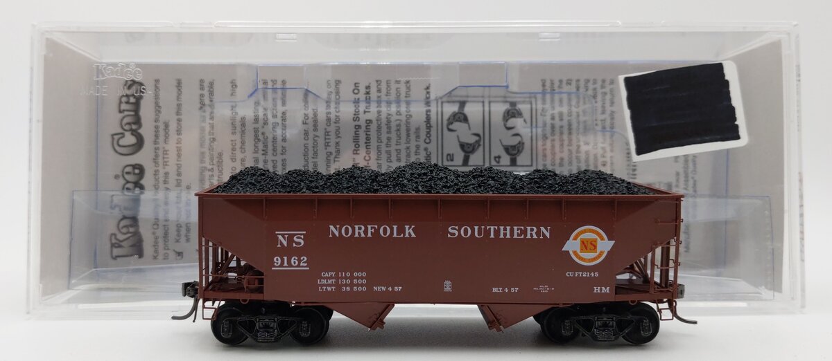 Kadee 7020 HO Norfolk Southern 50 Ton AAR 2-Bay Offset Open Hopper #9162 EX/Box
