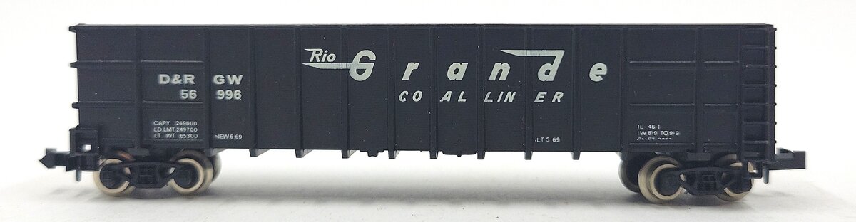 Roundhouse 8103 N Denver & Rio Grande Western Thrall Coal Gondola #56996 EX/Box